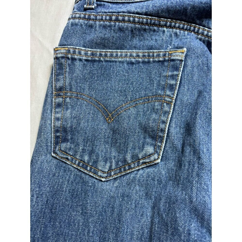 Vintage 80s Levis 505 Mens 33x30 Blue Reg Straight Made In Canada Nice Patch - Picture 12 of 12